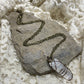 Angel Aura Quartz Gemstone Pendant with Copper Chain