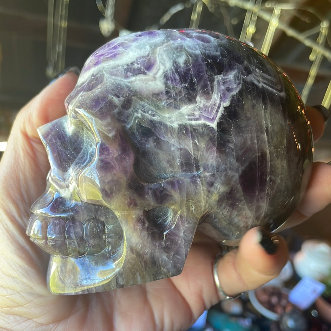 Large Dream Amethyst Crystal Skull