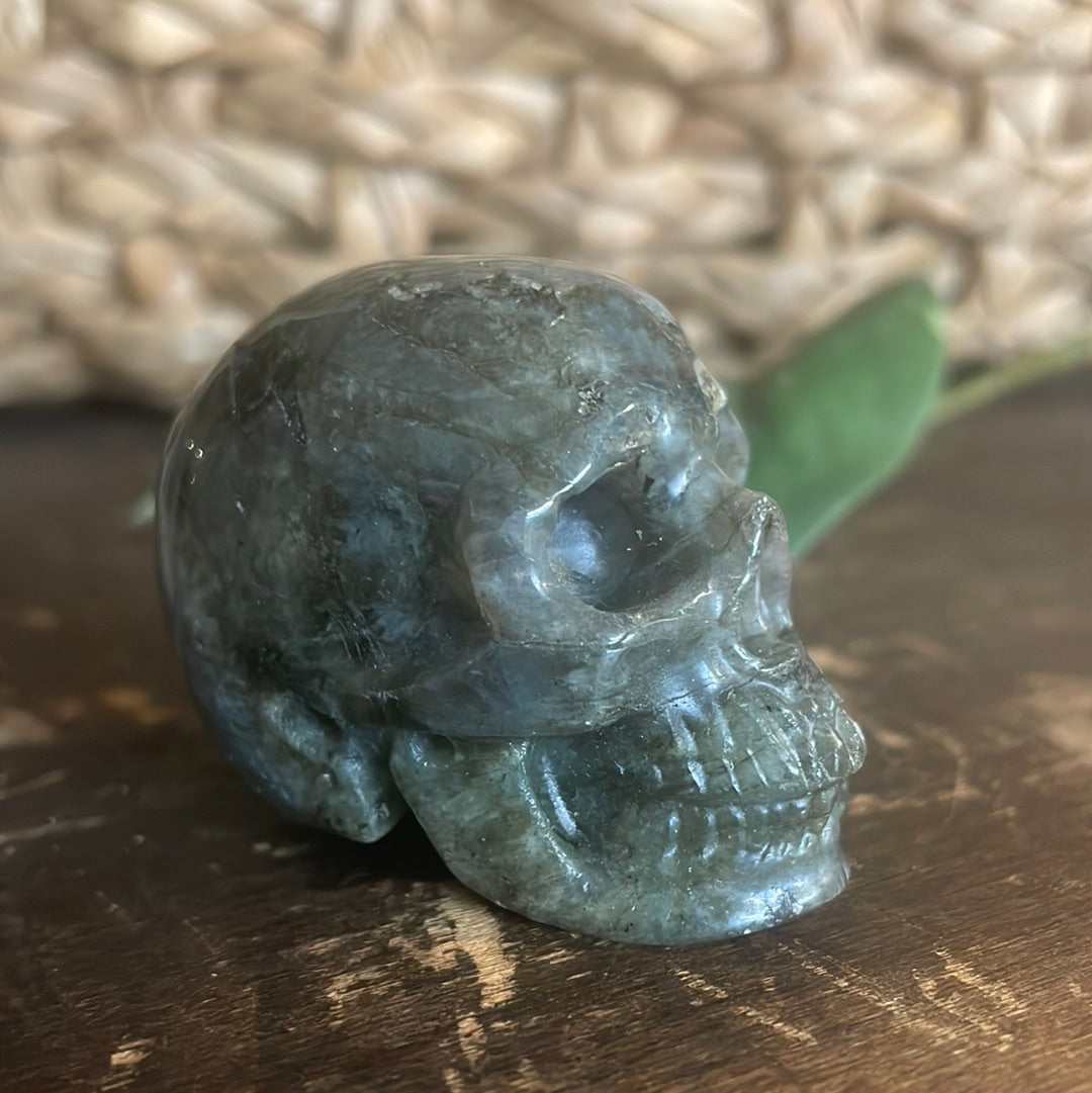 Labradorite Crystal Skull