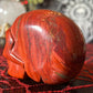 Red Jasper Crystal Skull