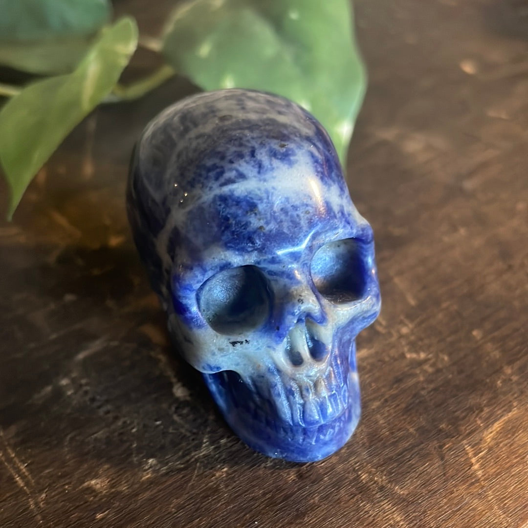 Sodalite Crystal Skull