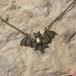 Bronze Bat Necklace