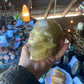 Large Citron Crystal Skull