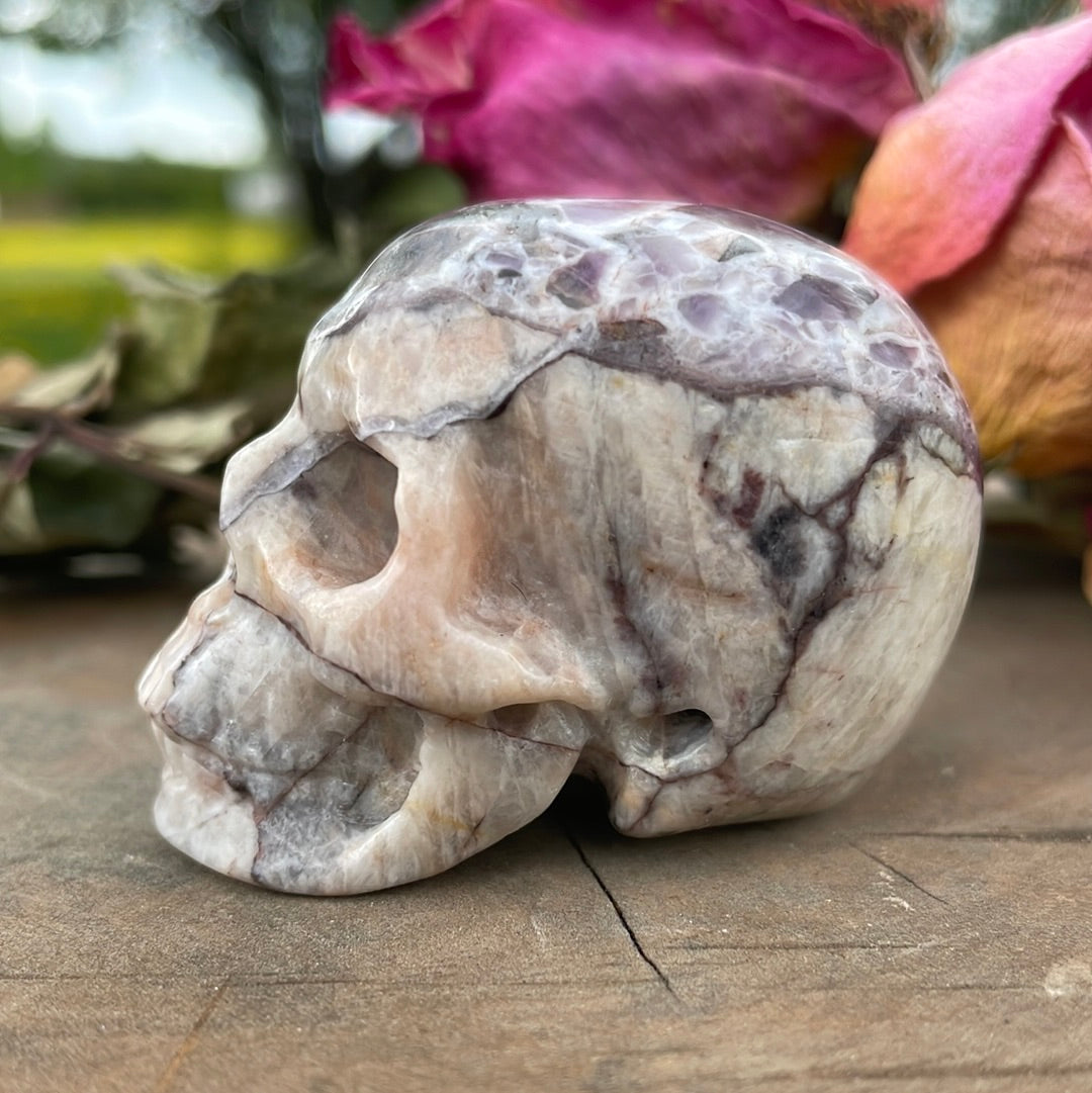 Amethyst Crystal Skull