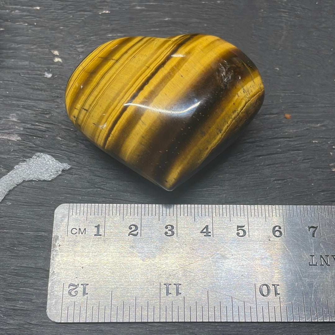 Tiger Eye Heart Crystal