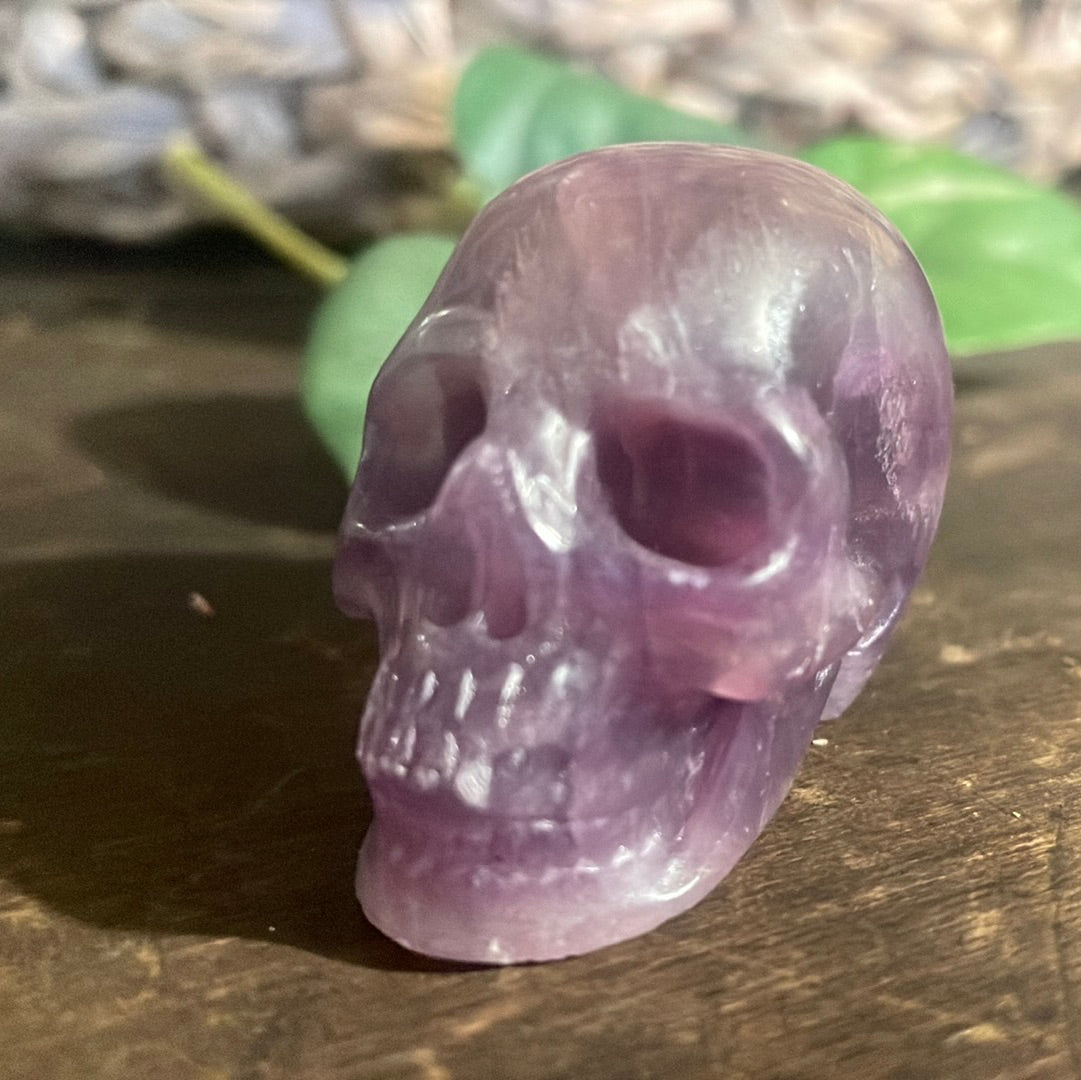 Flourite Crystal Skull