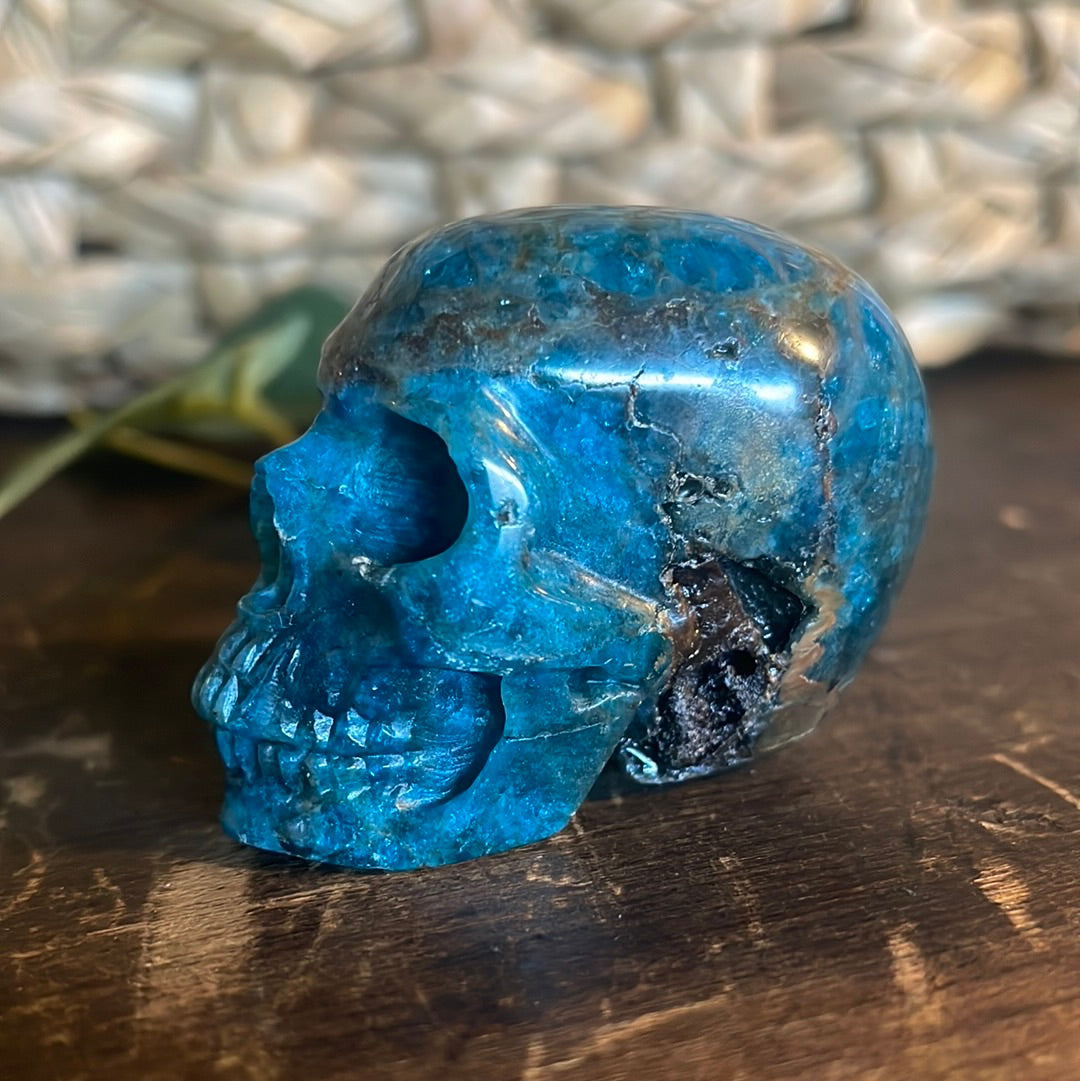 Kyanite Crystal Skull