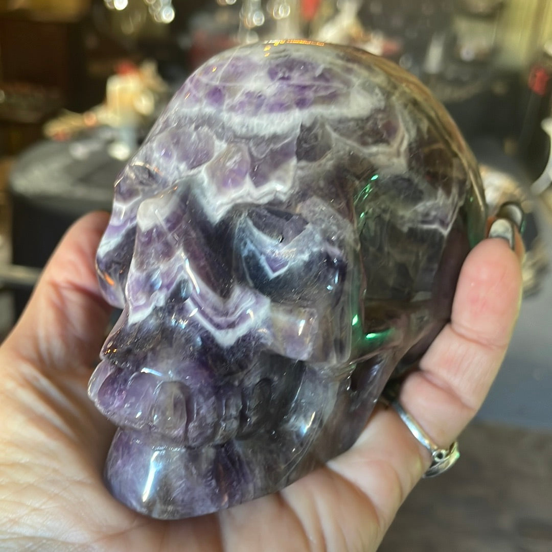 Large Dream Amethyst Crystal Skull