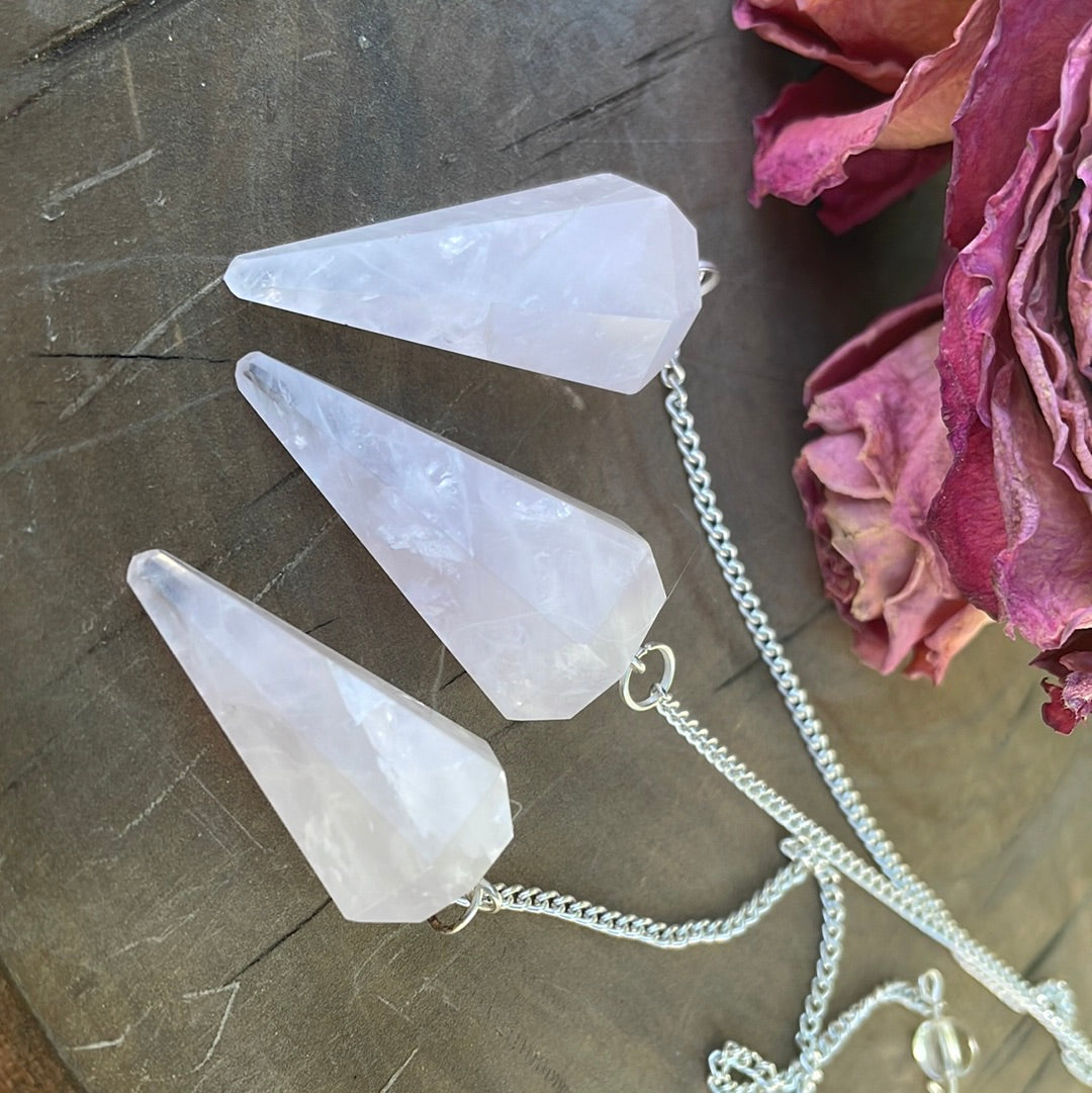 Rose Quartz Pendulum