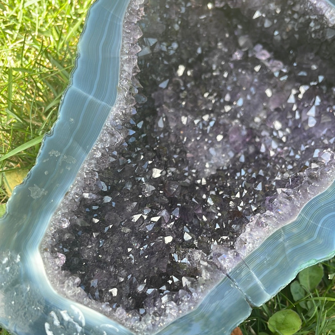 Large 15lb Amethyst Geode Crystal