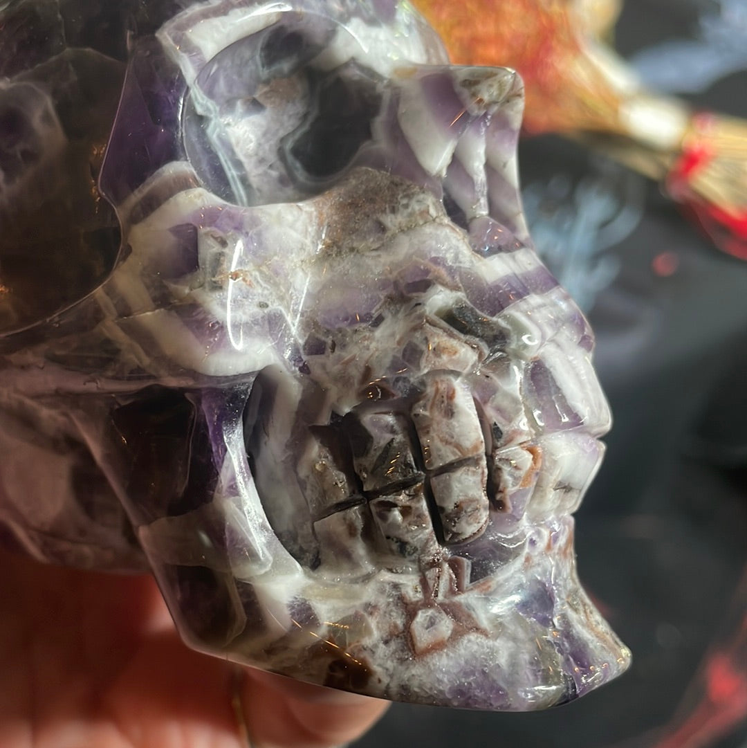 Large Dream Amethyst Crystal Skull