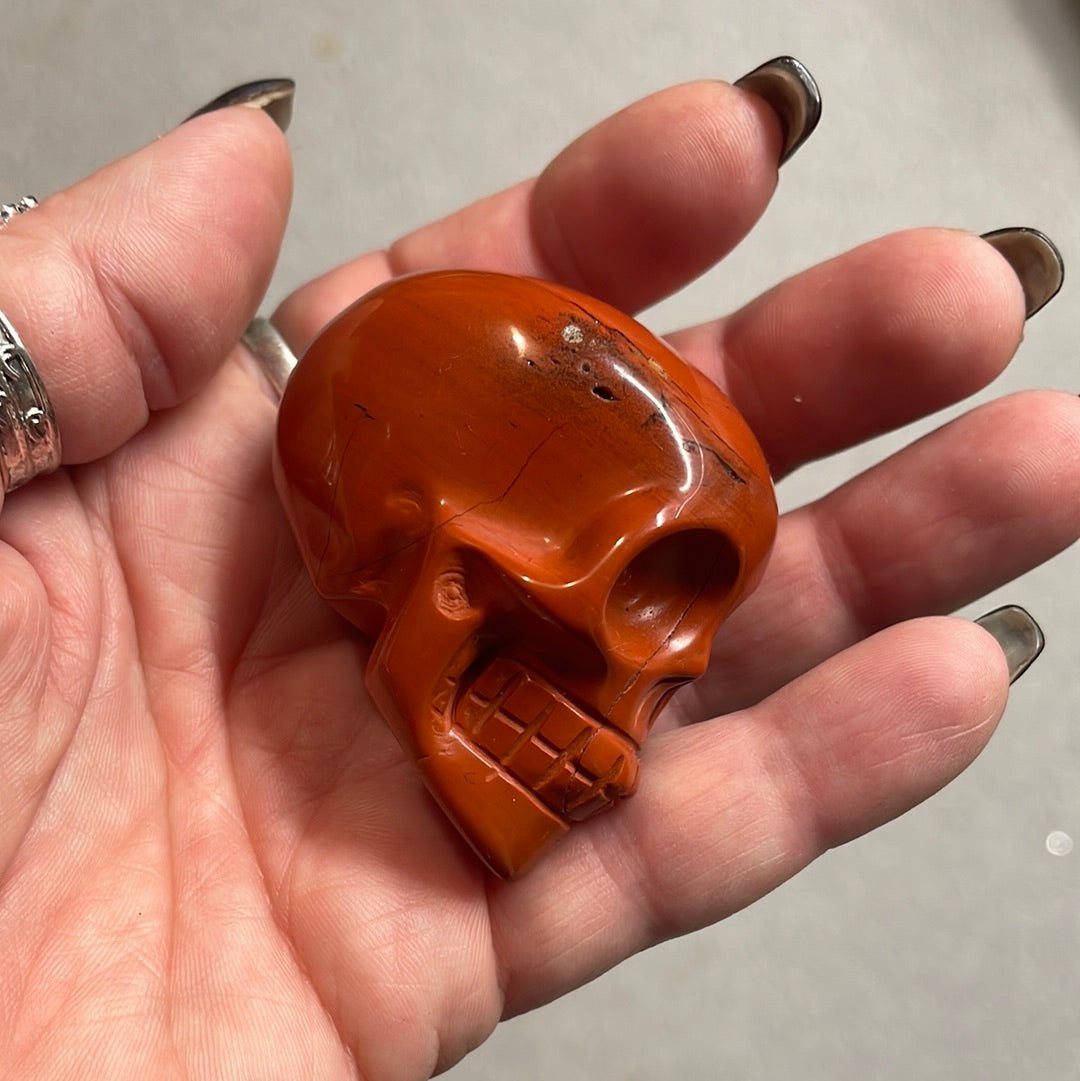 Mookaite Crystal Skull