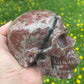 Large Garnet Crystal Skull