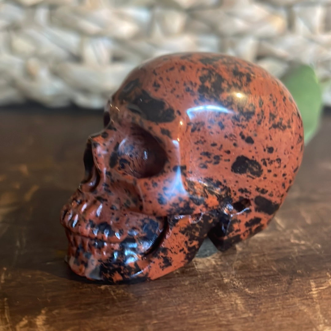 Mahogany Obsidian Crystal Skull