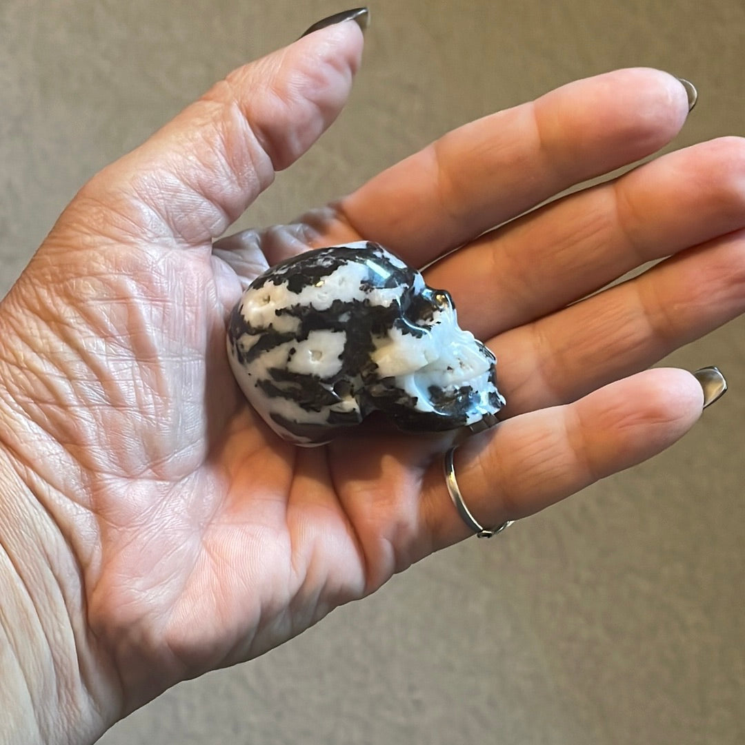 Zebra Jasper Crystal Skull