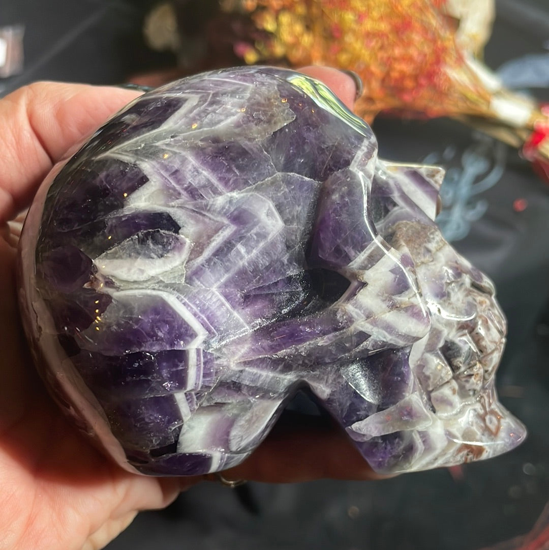 Large Dream Amethyst Crystal Skull