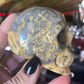 Large Crazy Lace Crystal Skull