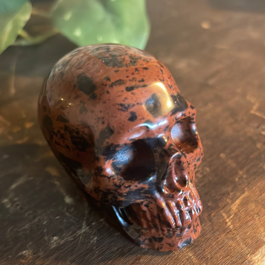 Mahogany Obsidian Crystal Skull