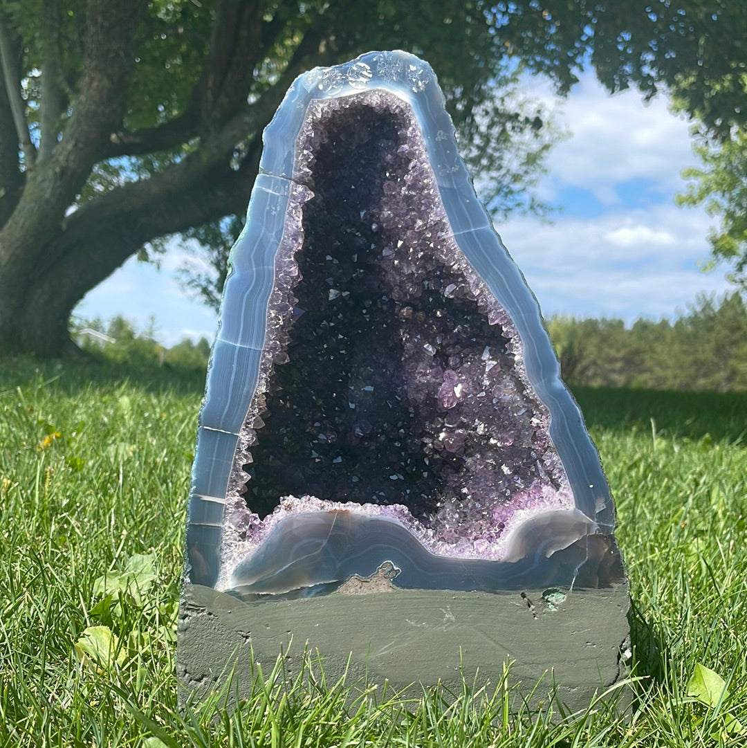 Large 15lb Amethyst Geode Crystal