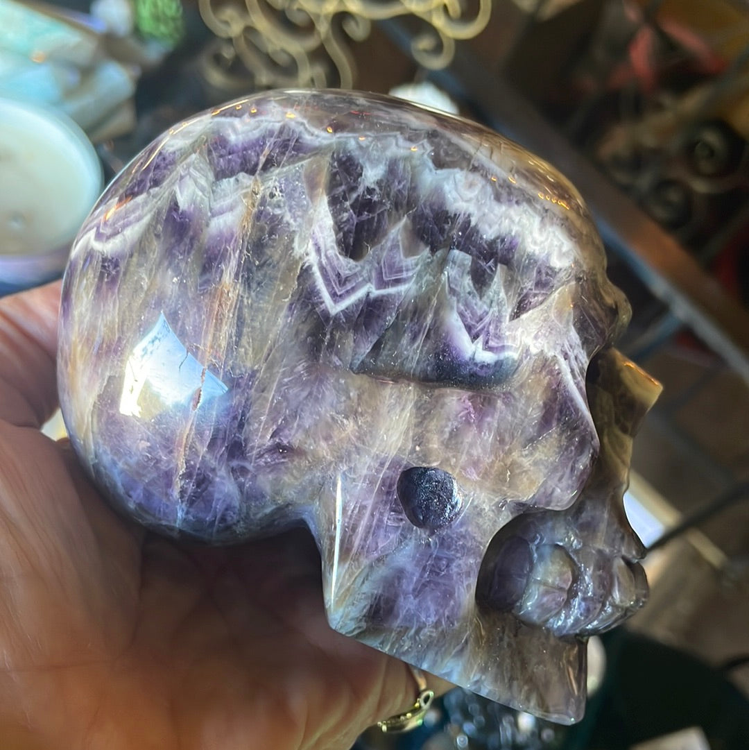 Large Dream Amethyst Crystal Skull