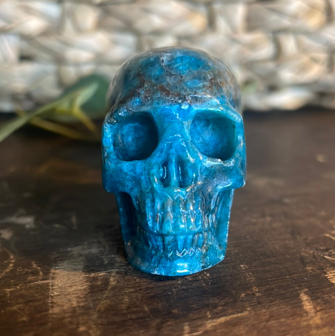 Kyanite Crystal Skull