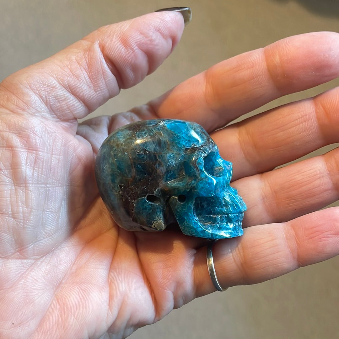 Kyanite Crystal Skull