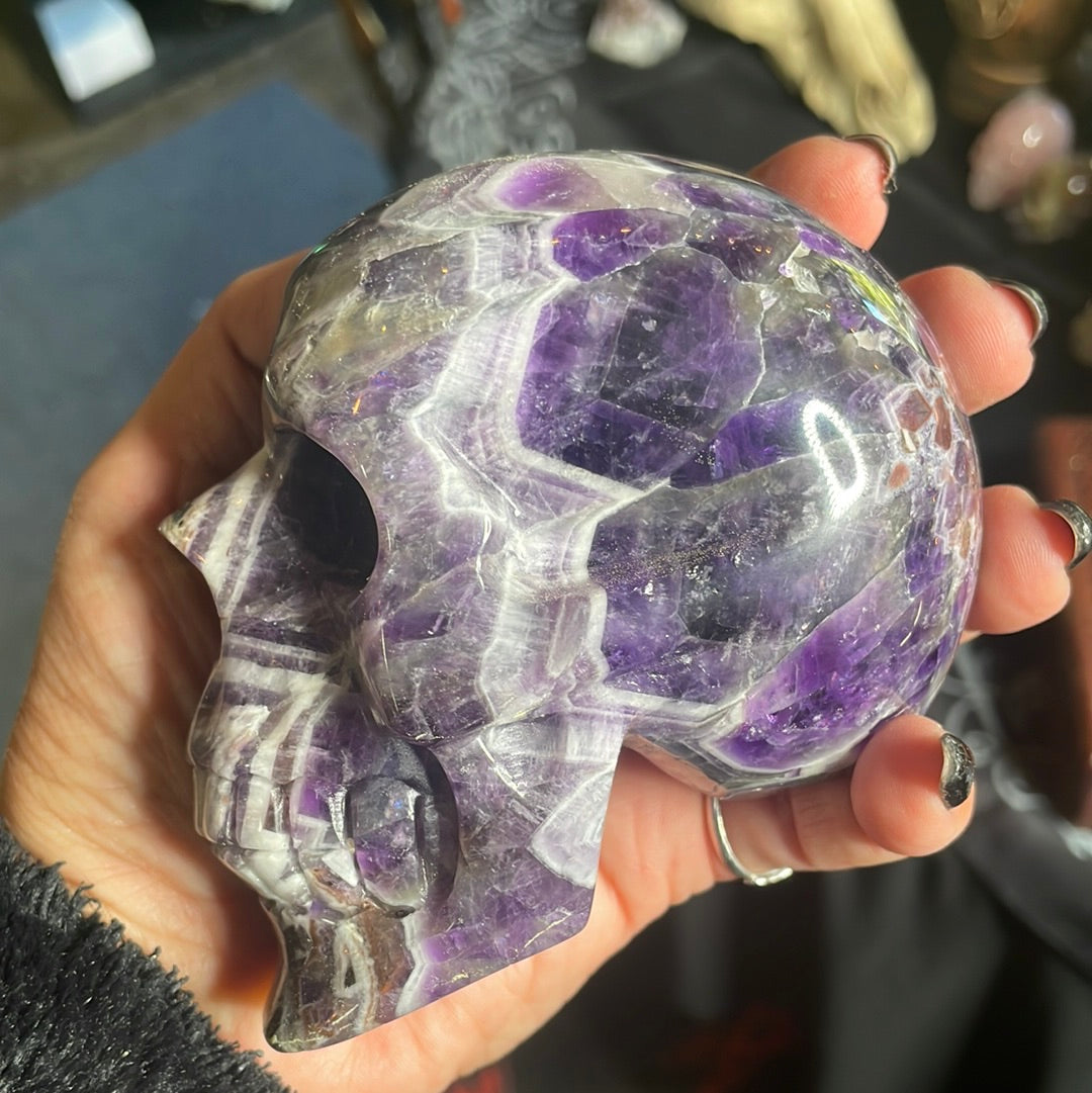 Large Dream Amethyst Crystal Skull