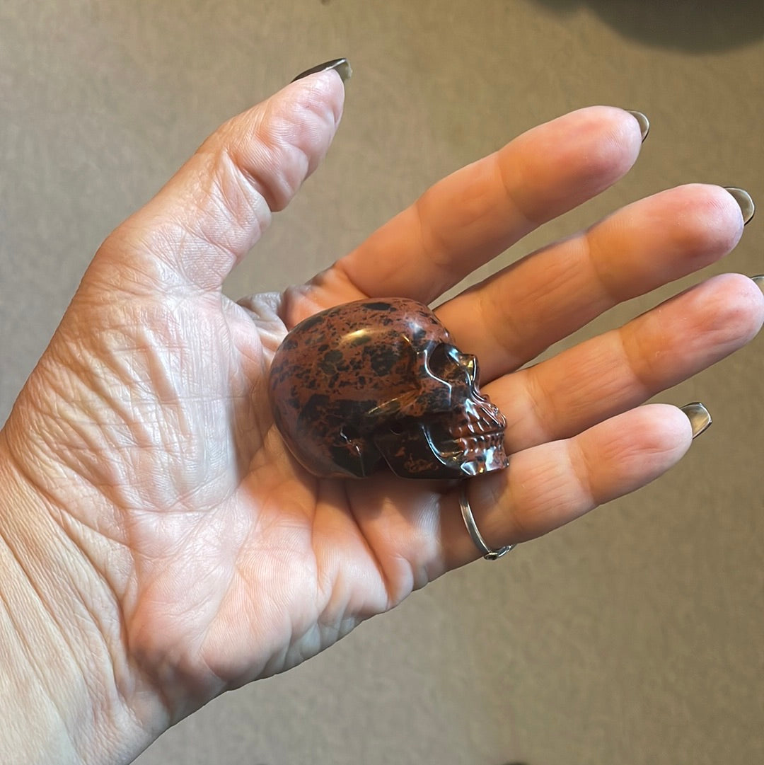 Mahogany Obsidian Crystal Skull