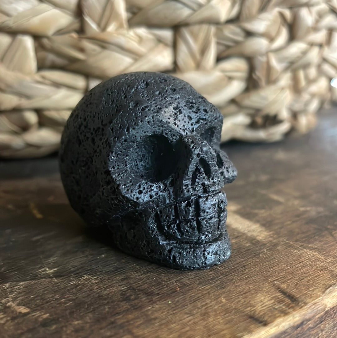 Lava Stone Skull