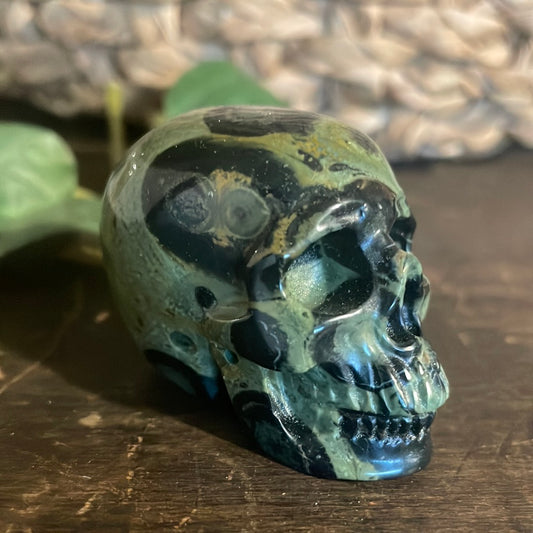 Kambaba Jasper Crystal Skull