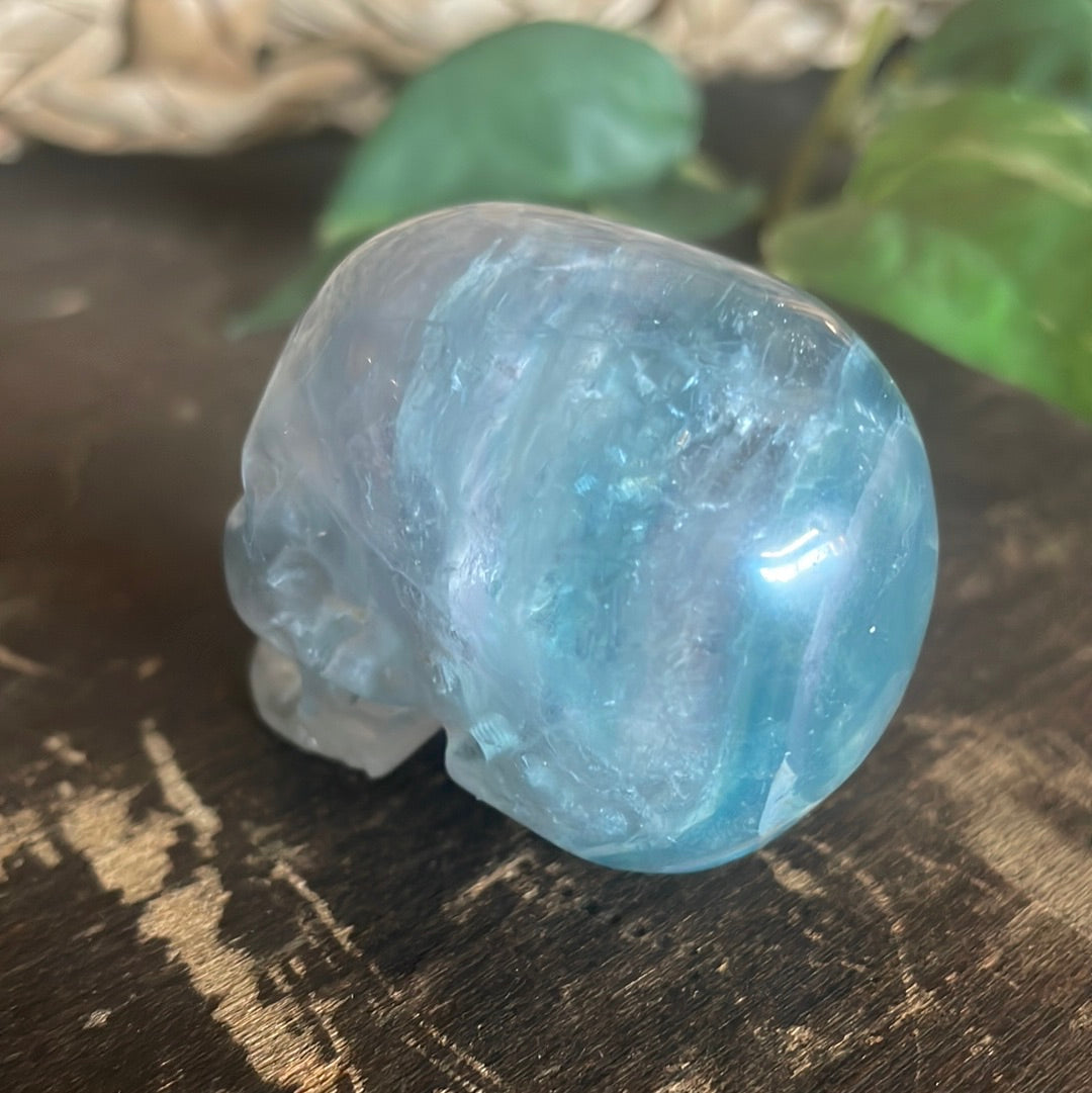 Flourite Crystal Skull