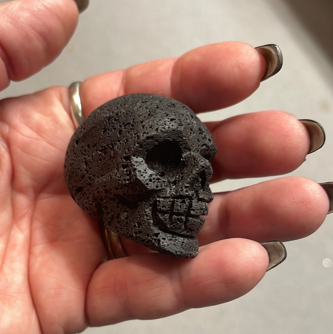 Lava Stone Skull