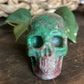 Garnet Crystal Skull