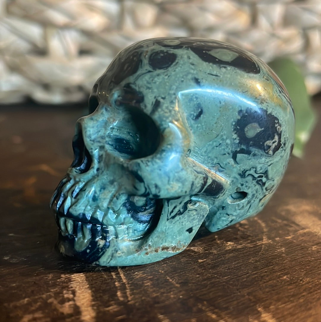 Kambaba Jasper Crystal Skull