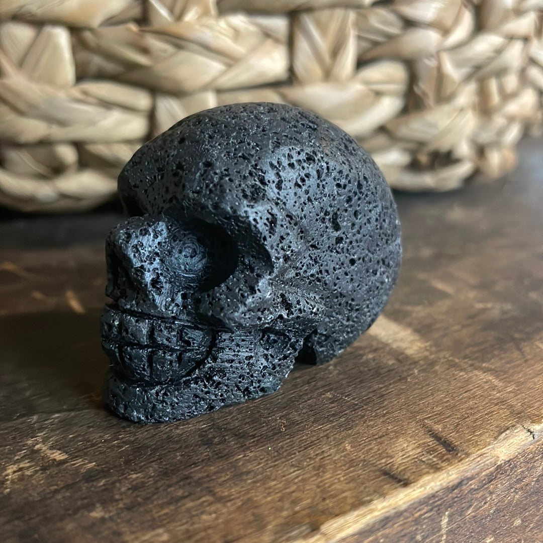 Lava Stone Skull