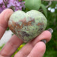 Green Opal Heart Crystal