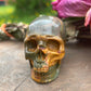Bamboo Leaf Crystal Skull