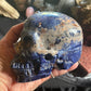 Large Sodalite Crystal Skull