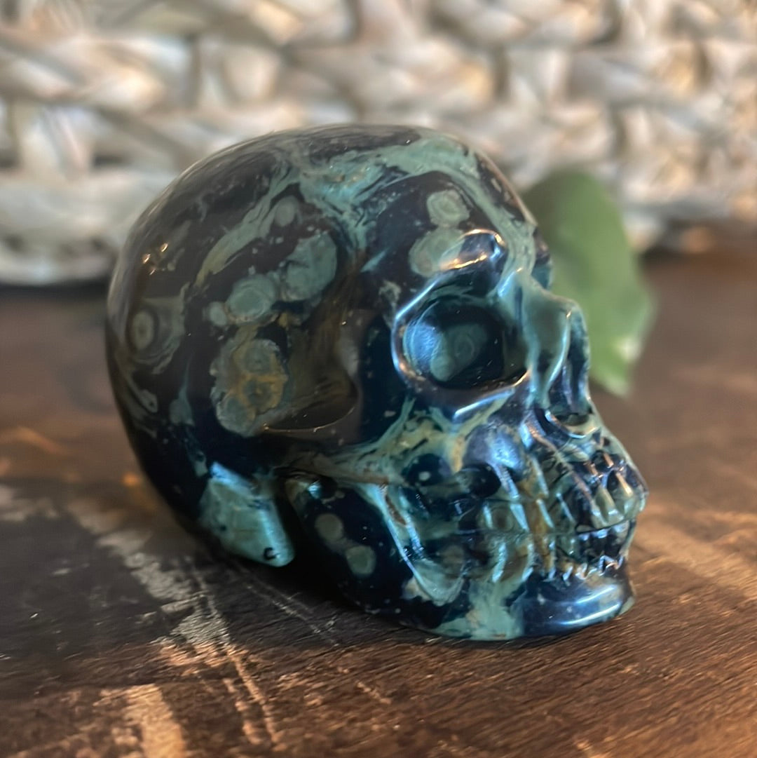 Kambaba Jasper Crystal Skull