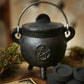 Pentacle Cast Iron Cauldron Wicca Pagan for resin burning rituals